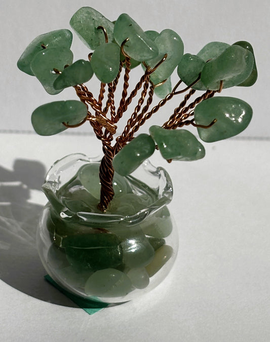 Green Aventurine Mini Crystal Tree