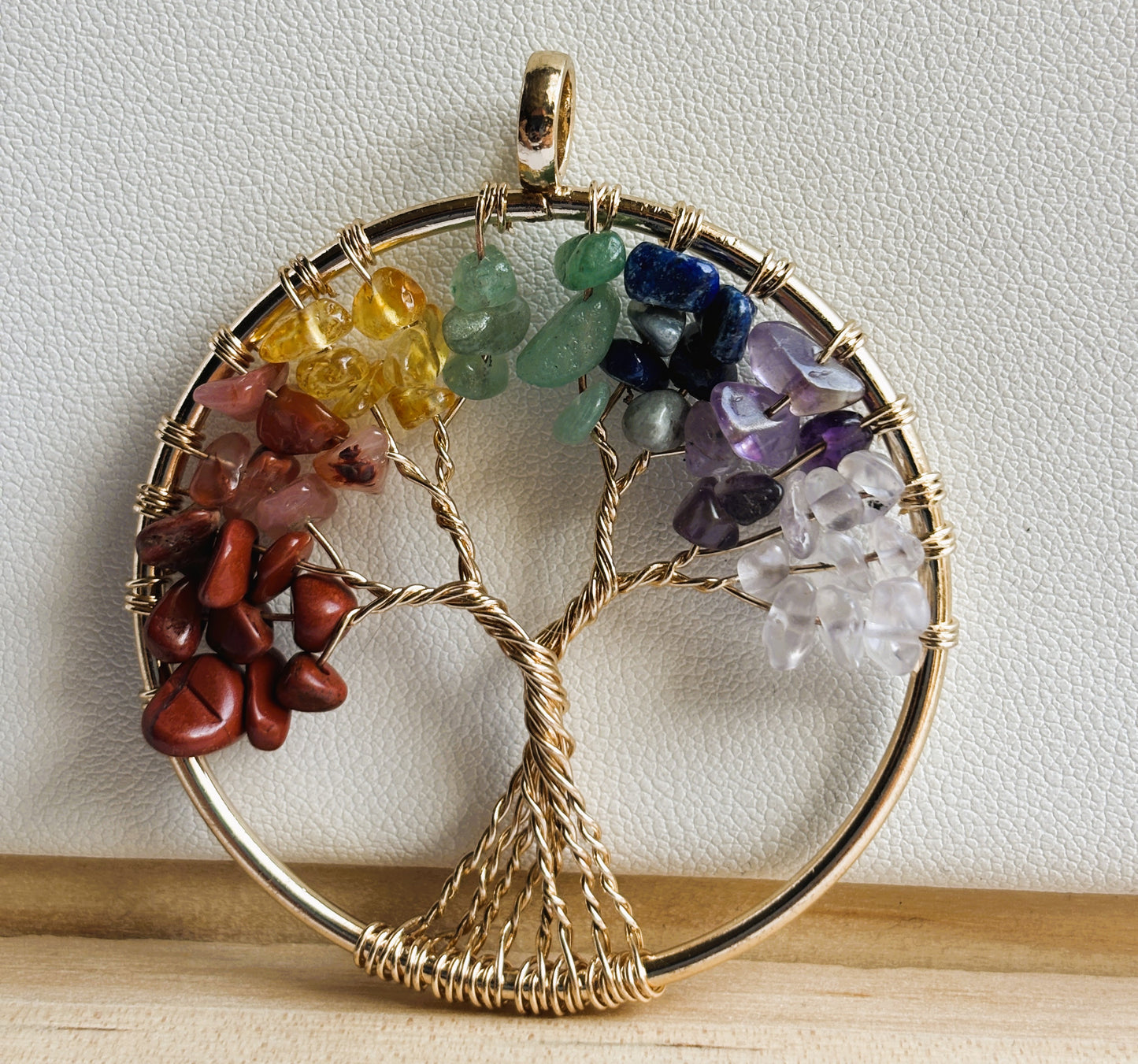 Crystal Tree of Life Pendant