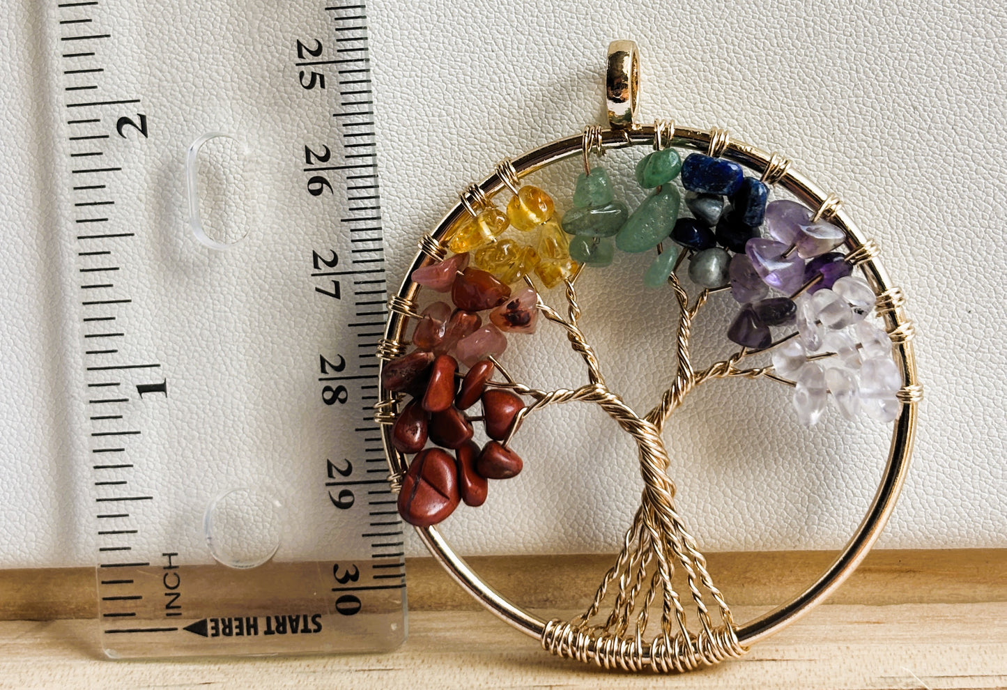 Crystal Tree of Life Pendant